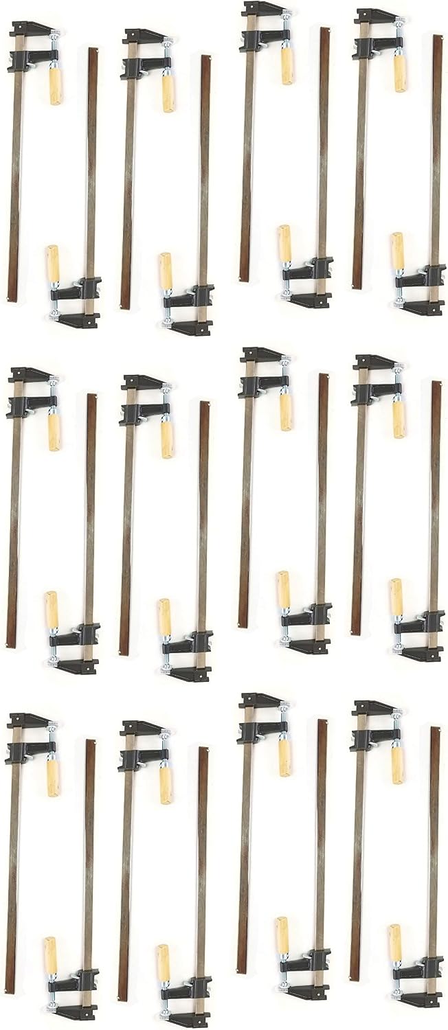 Set of 24-24' BAR CLAMP Heavy Duty Woodworking Tools Quick Release