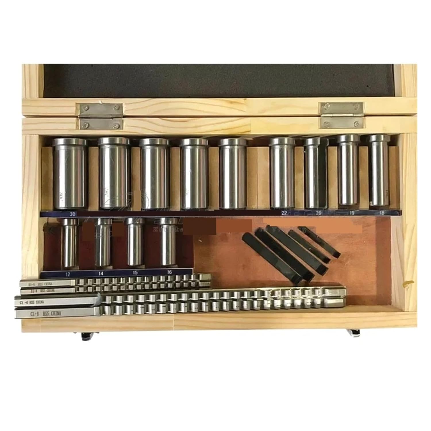 Keyway Broach Set HSS Metric Keyway Cutting Tool for CNC Machine Precision Heat Resistance