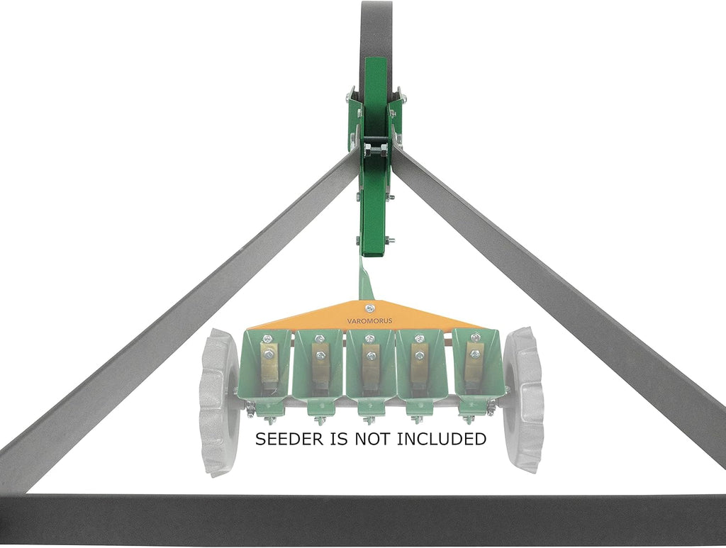 Varomorus High Wheel Cultivator, Self Cleaning Steel Single Wheel Hoe, Modular Plow Garden Tool for Gardening