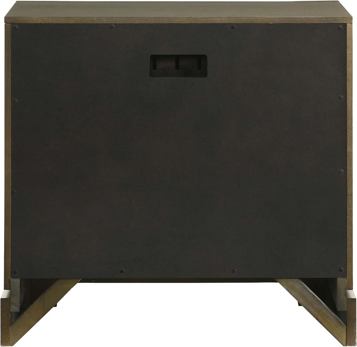 Coaster Home Furnishings Gran Park Modern Classic Wood 2-Drawer Bedroom Nightstand Bedside Table Organizer Unit Dark Cocoa 224932