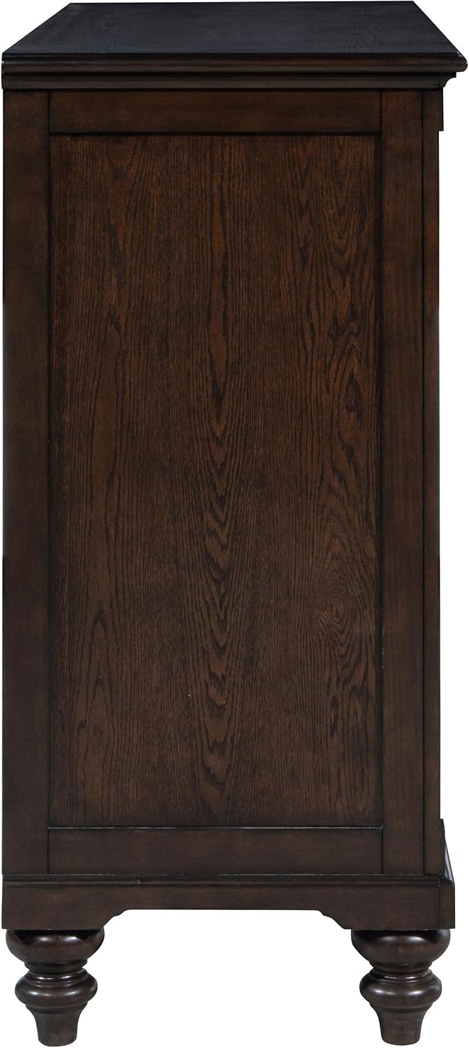 Coaster Home Furnishings Andover Traditional 58-inch 8-Drawer Bedroom Dresser Clothing Storage Cabinet Wide Chest of Drawers Organizer Unit Dark Oak 223633