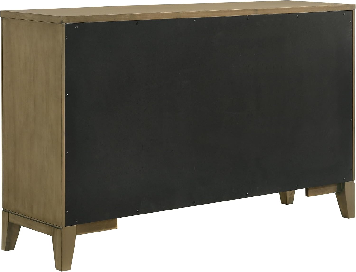 Coaster Home Furnishings - Granada - Solid Pine - 8-Drawer Dresser with Modern Classic Style, Curved Front, Antique Nickel Hardware, Felt-Lined Tops, Round Knobs - Bedroom - Natural Pine - 224923