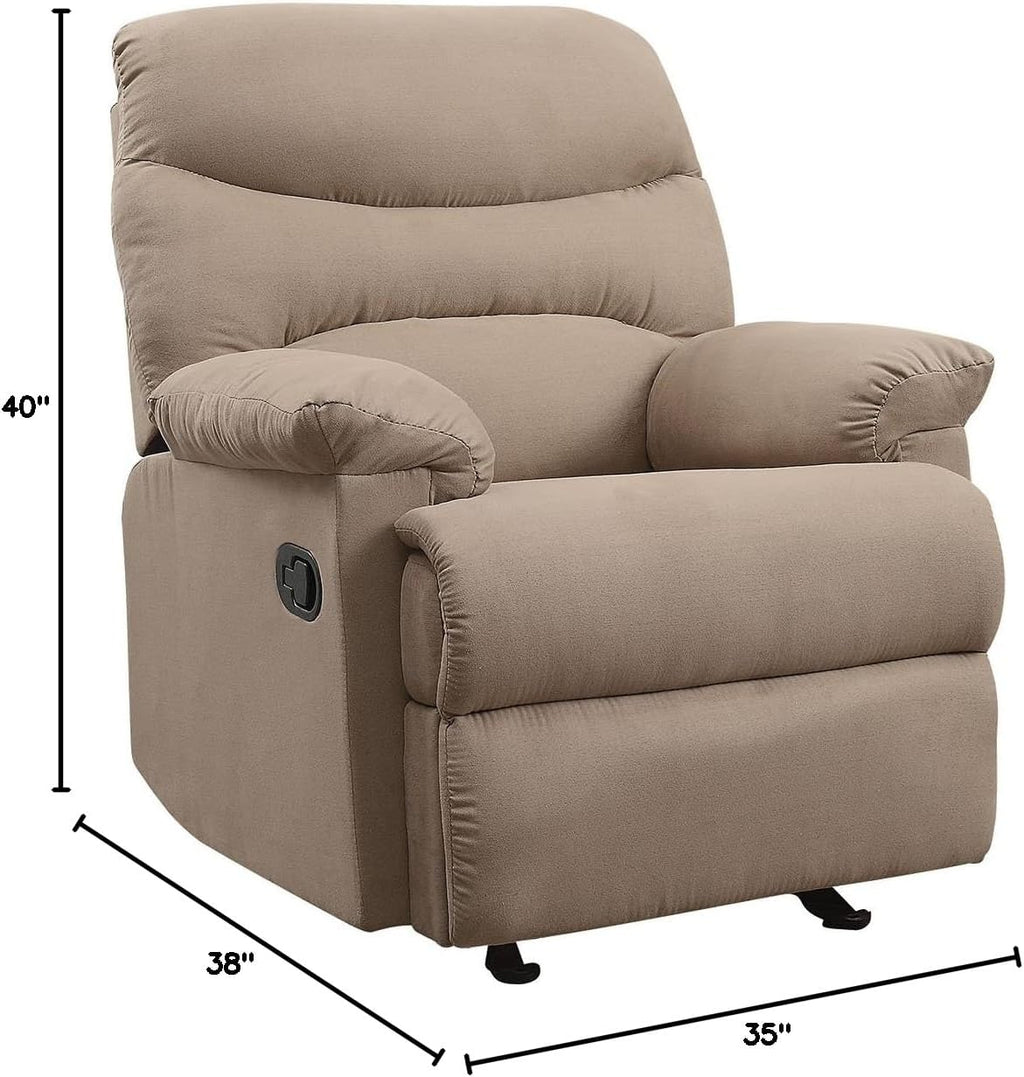 Acme Furniture Arcadia Recliner in Light Brown