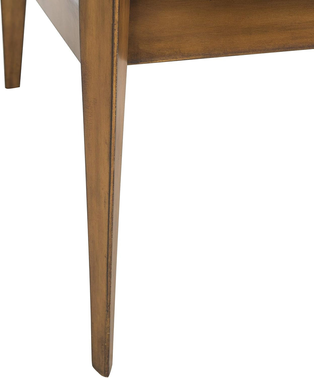 Safavieh SFV9005B Home Collection Dilan Leather Brown & Light Brown Safari Accent Chair Light