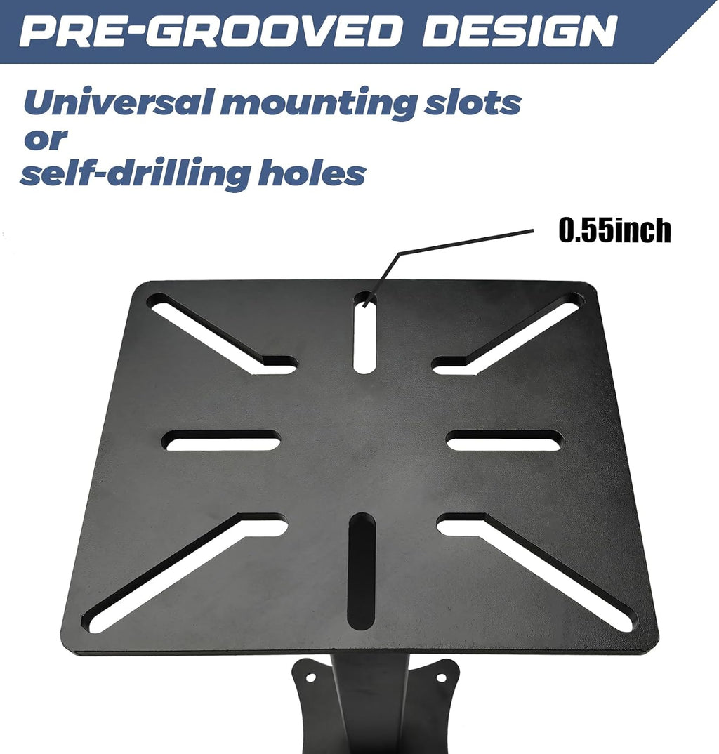 Heavy Duty Bench Grinder Stand Mount Vise and Grinder, Grinder Stand Suitable for Grinders, Vises, Drill Press, etc