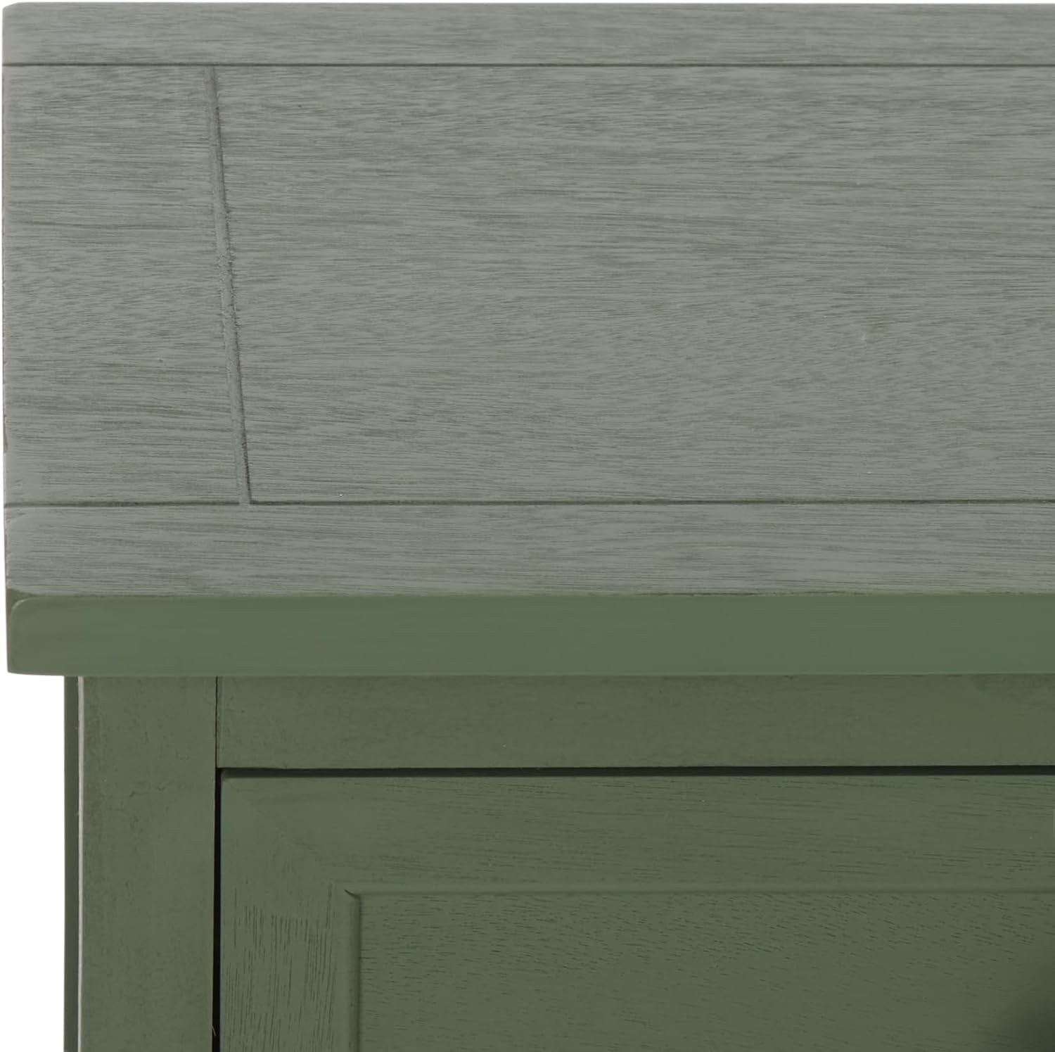 SAFAVIEH Furniture - Herman 2-Drawer Storage Unit - Dusty Green - Solid Wood - Classic Storage Design - Ideal for Living Room, Entryway, Home Office, 29'W x 13'D x 27.5'H - Fully Assembled (AMH5702L)