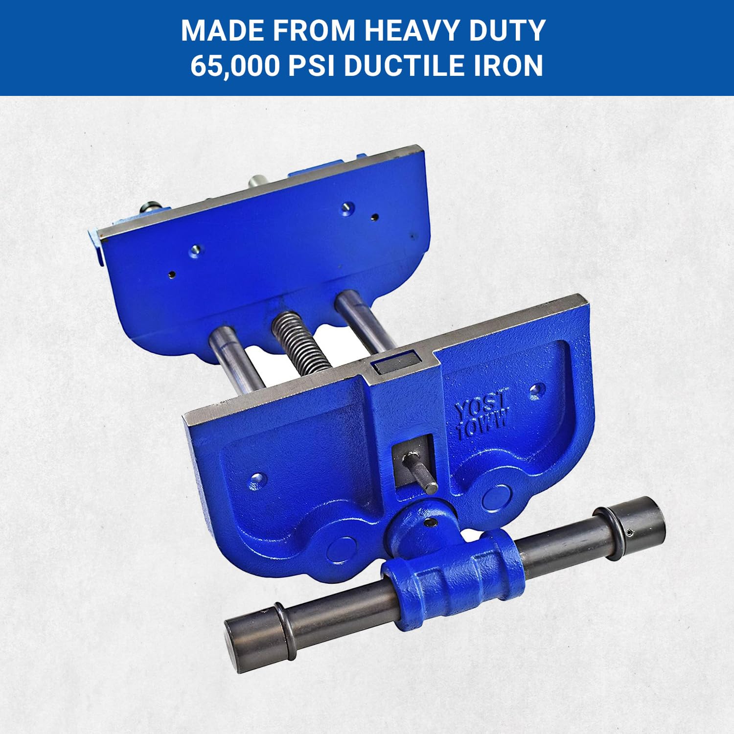 Yost Vises 10WW-CA 10' Heavy-Duty Ductile Iron Woodworkers Vise
