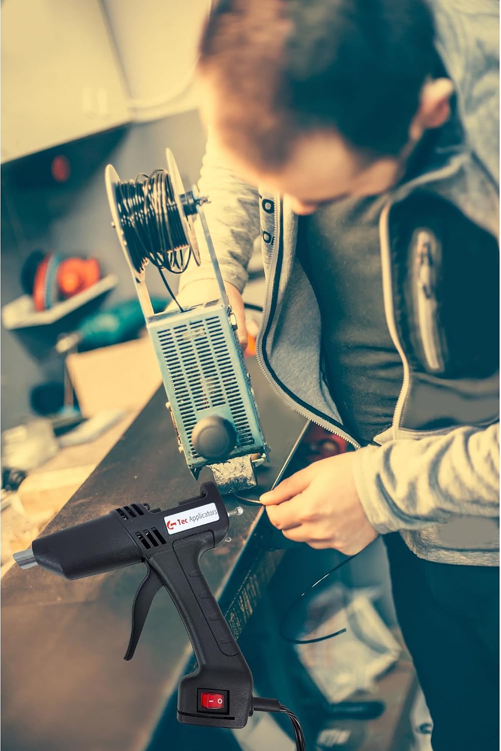 Wintersteiger Skimender RP105 Ski & Snowboard Base Repair Gun – Professional P-Tex Base Repair Tool for Skis & Snowboards – Durable Ski Mender Pistol for Deep Scratches, Core Shots & Base Damage