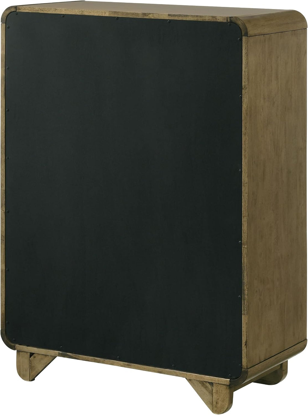 Coaster Home Furnishings - Amsbury - Wood - 5-Drawer Chest with Matte Nickel Hardware, Metal Glides and Curved Handles - Transitional - Bedroom - Nutmeg - 224275