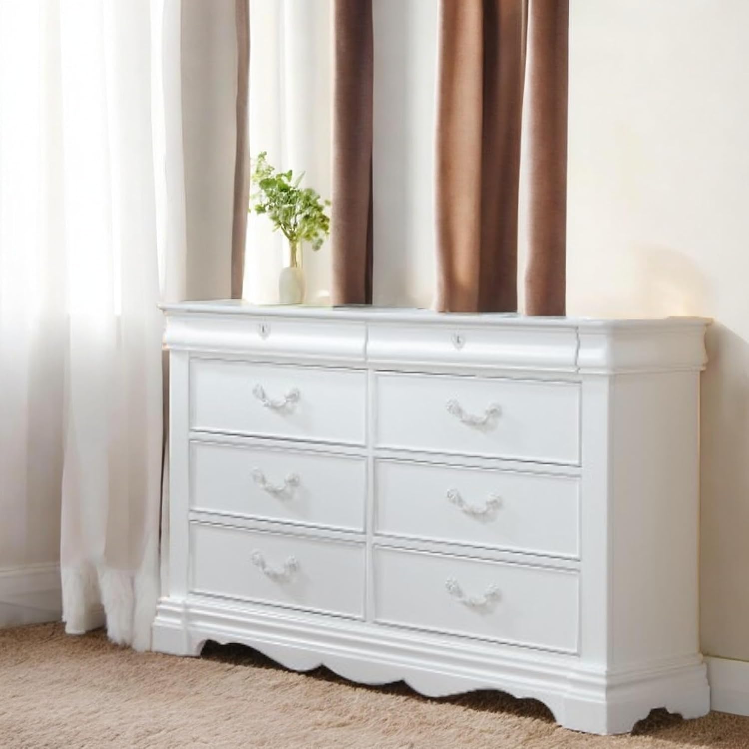 ACME Furniture Estrella Dresser, White, One Size