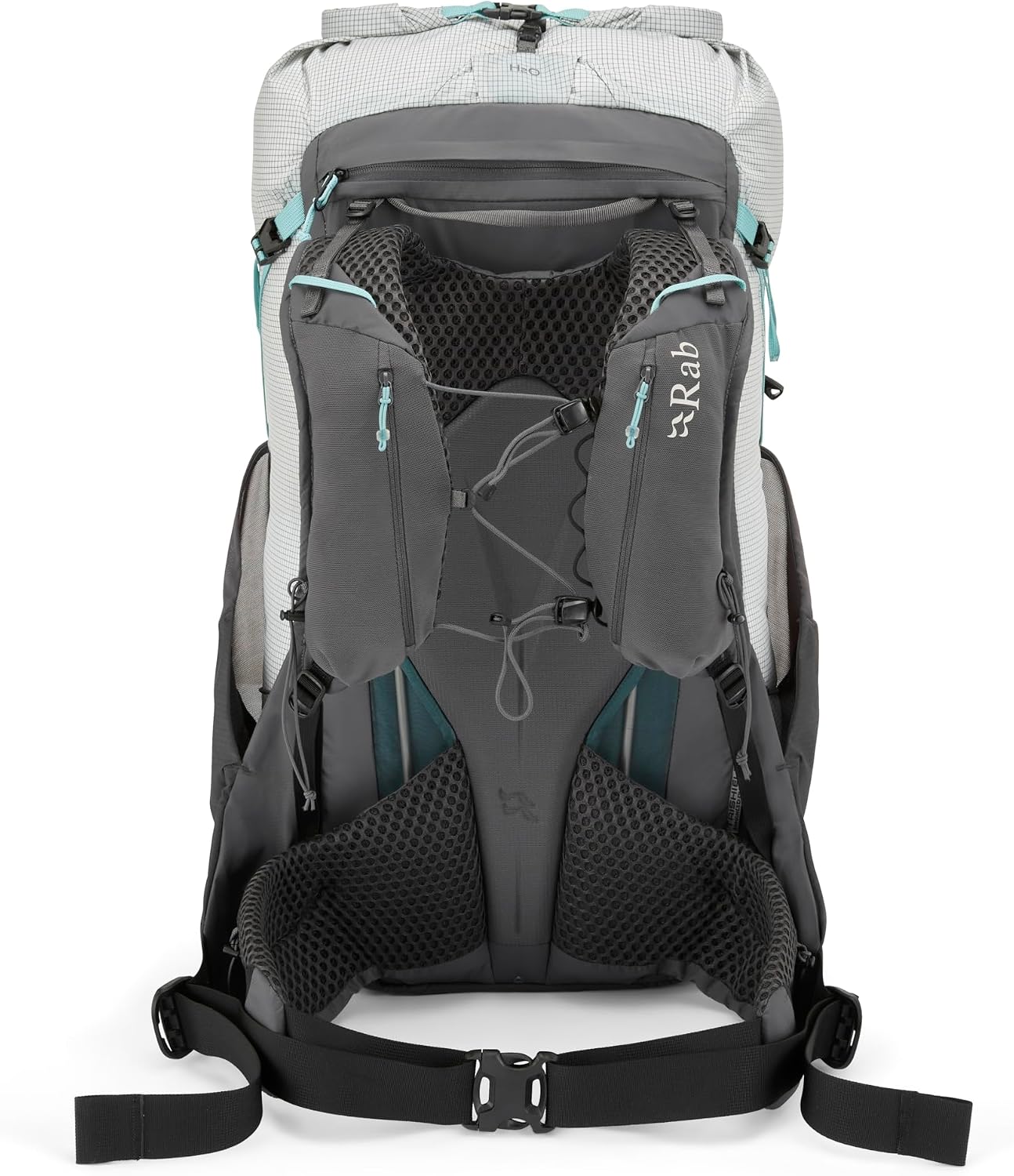 Rab Women's Muon ND Hiking Pack - Lightweight Durable Backpack for Hiking, Trekking, & Backpacking - Pewter/Graphene - 40-Liter (Back Length - Small)
