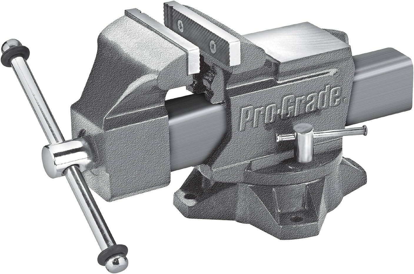 Pro-Grade Mechanic's Bench Vise 6-Inch Heavy Duty Vise with Swivel Base, 59115