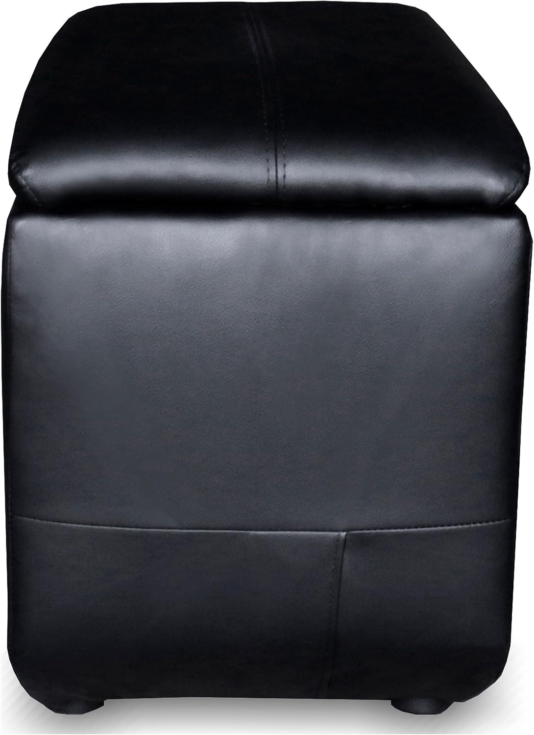 Coaster Home Furnishings - Cyrus - Wood - 7-Piece Upholstered Theater Seating with Cup Holders, Manual Recline and Hidden Storage - Living Room & Home Theater - Black - 600001-S5B