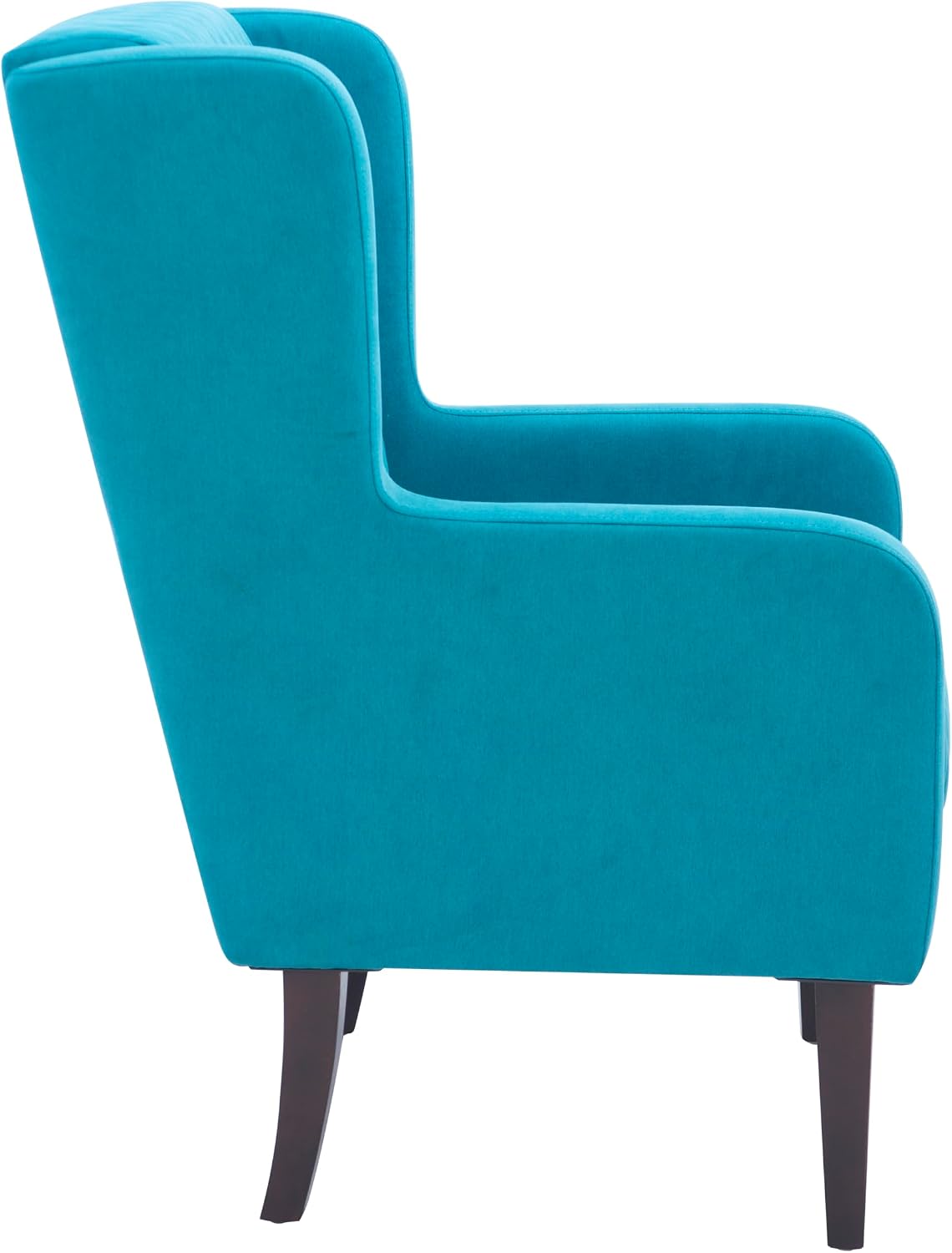 Powell Glenn Teal Wingbacked Accent Chair with Quilted Seat