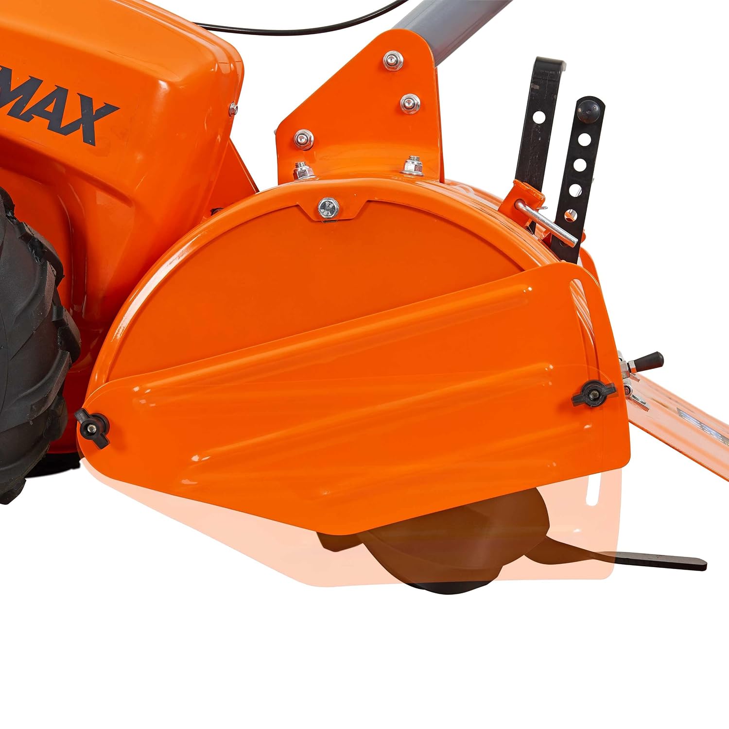 YARDMAX 18 in. 212 cc Gas OHV Engine Rear Tine Tiller with Dual Rotating Tilling