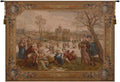 C Charlotte Home Furnishings Inc Les Patineurs I French Tapestry Wall Hanging | Viscose Cotton and Polyester Blend Wall Art | 44 in. x 58 in | Home Decor Accents