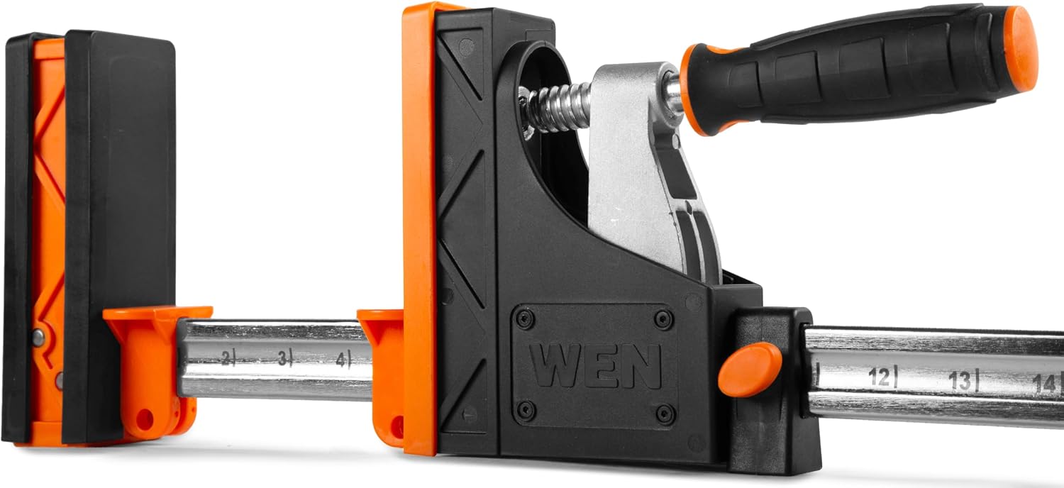 WEN Parallel Clamp Kit with Two 24-Inch Clamps, Two 50-Inch Clamps, and Framing Kit (CLP14A)