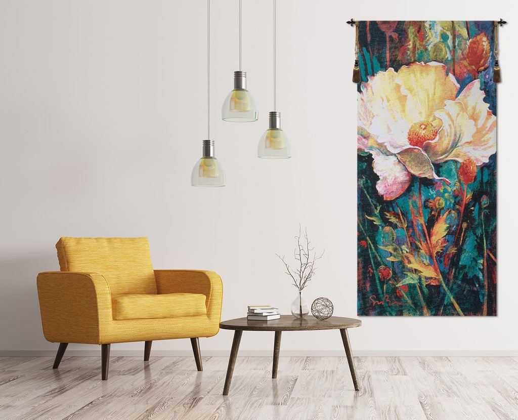 In Your Light By Simon Bull Belgian Tapestry Wall Hanging - 36 in. x 72 in. Cotton/Viscose/Polyester by Simon Bull