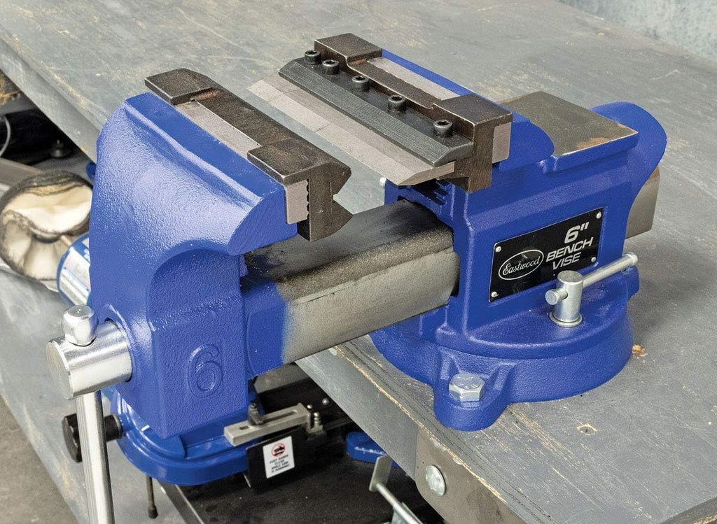 Eastwood 6 in. Vise Mount Press Metal Brake Bender Attachment Cross Slide On Workbench For Bend Sheet