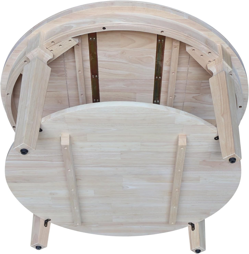 IC INTERNATIONAL CONCEPTS Vista Round Coffee Table Unfinished