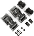 Rugged Ridge Hood Catch Kit for Jeep Wrangler JK - Fits 2007–2018 Wrangler JK - Heavy-Duty Design With Aluminum Construction - Non-Locking - Textured Black