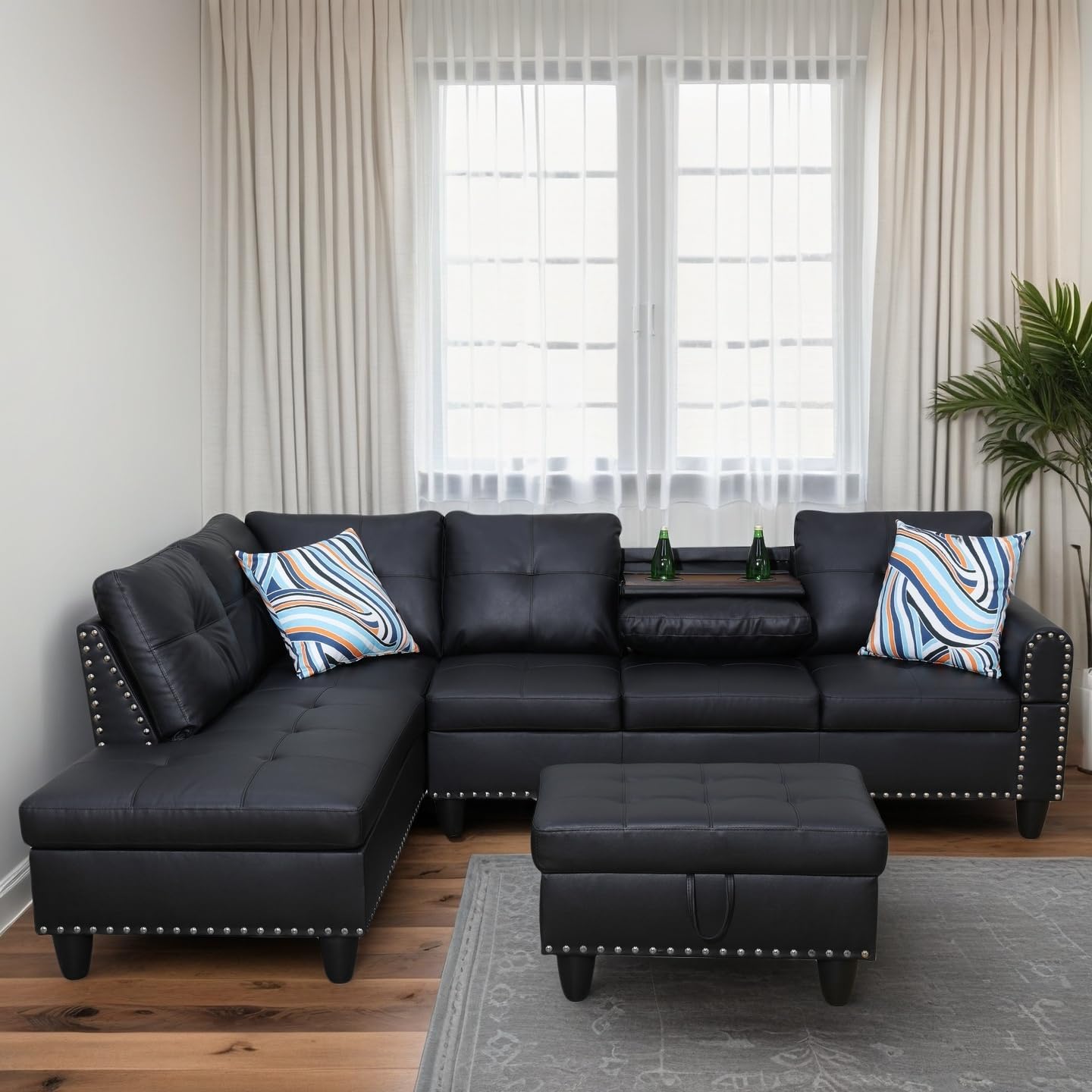 L Shaped Couches for Living Room, Sectional Couch Living Room Furniture