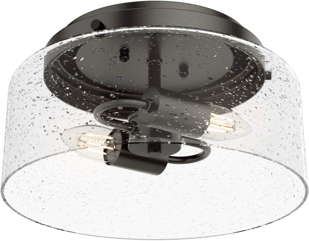 Hunter Fan Company 19015 Hartland Flush Mount Light, Noble Bronze