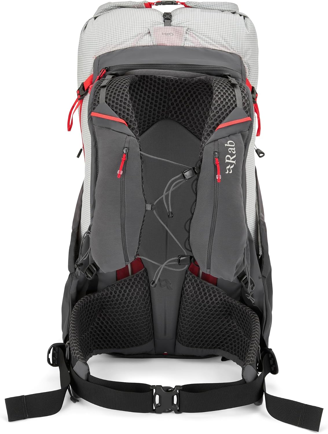 Rab Muon Hiking Pack - Lightweight Durable Backpack for Hiking, Trekking, & Backpacking - Pewter/Graphene - 40-Liter (Back Length - Medium)