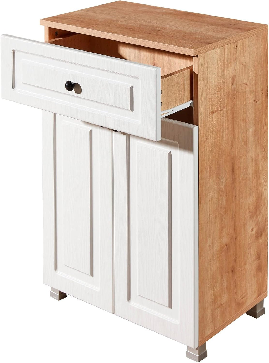 WELL HOME MOBILIARIO & DECORACIÓN Multi-Purpose Furniture, 100% Melamine Veneered Chipboard, Colour Safiro Oak Walnut