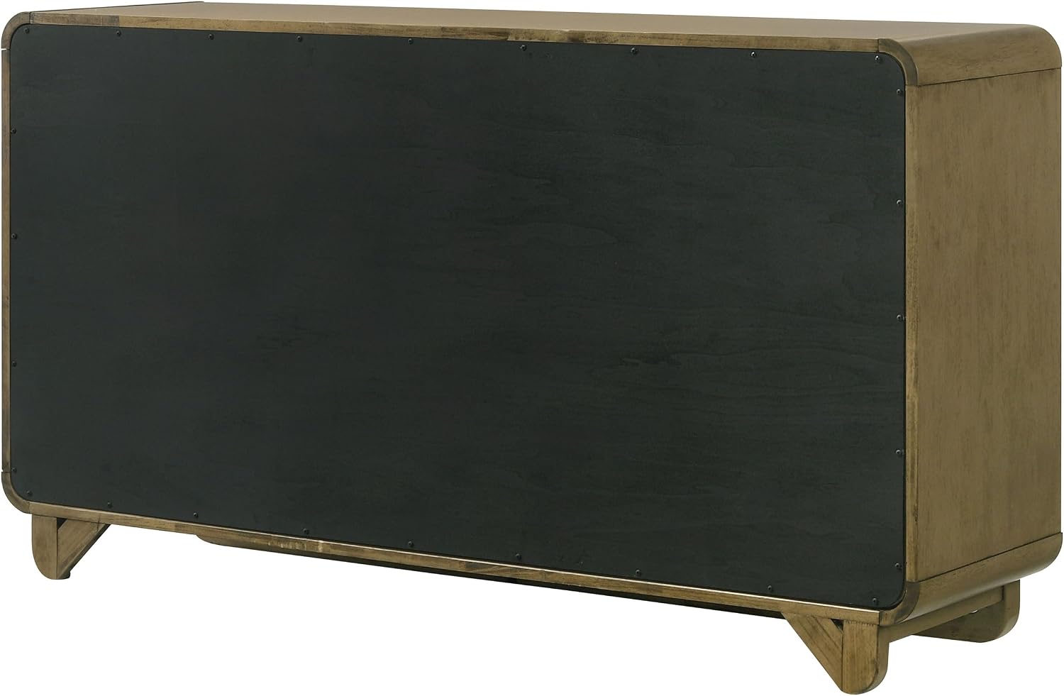 Coaster Home Furnishings - Amsbury - Wood - 6-Drawer Dresser with Metal Extension Glides, Matte Nickel Hardware, Rounded Corners and Transitional Style - Bedroom - Nutmeg - 224273