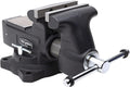 Yost HD650-C Heavy Duty 6-1/2 Inch Mechanics Work Bench Vise | Heavy Duty Woodworking & Metal Work Table with Secure Grip Swivel Base | 60,000 PSI Casting Iron Material with Extra-large Anvil Surface