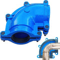 Pipe Repair Clamp For 2-1/2 Inch Welded Steel Pipe Elbow(OD of the Pipe and Elbow are 3 inch),90 Degree Elbow Leak Sealer,Long Radius,Only Suitable for Welded Steel Pipes