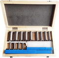 Push Type Keyway broaches Keyway Broach Set Bushing Shim Set Metric Systems 12-30 HSS Keyway Tool