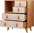 WELL HOME MOBILIARIO & DECORACIÓN White Oak Furniture with 100% Melamine Veneer chipboard, 70 x 88.6 x 40 cm