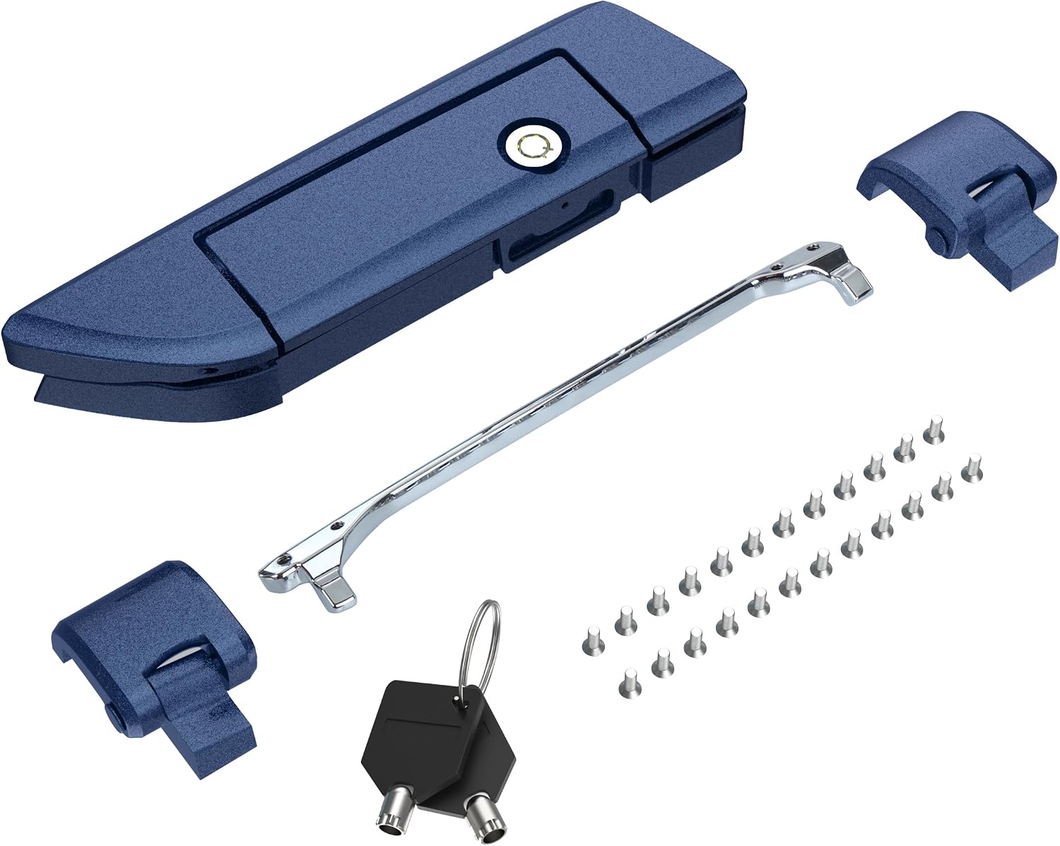 Tour Pack Latches Hinges Fit for Harley Touring Razor Chopped King Pak Road King Road Glide Street Glide Electra Glide 2014-2025 Midnight Blue
