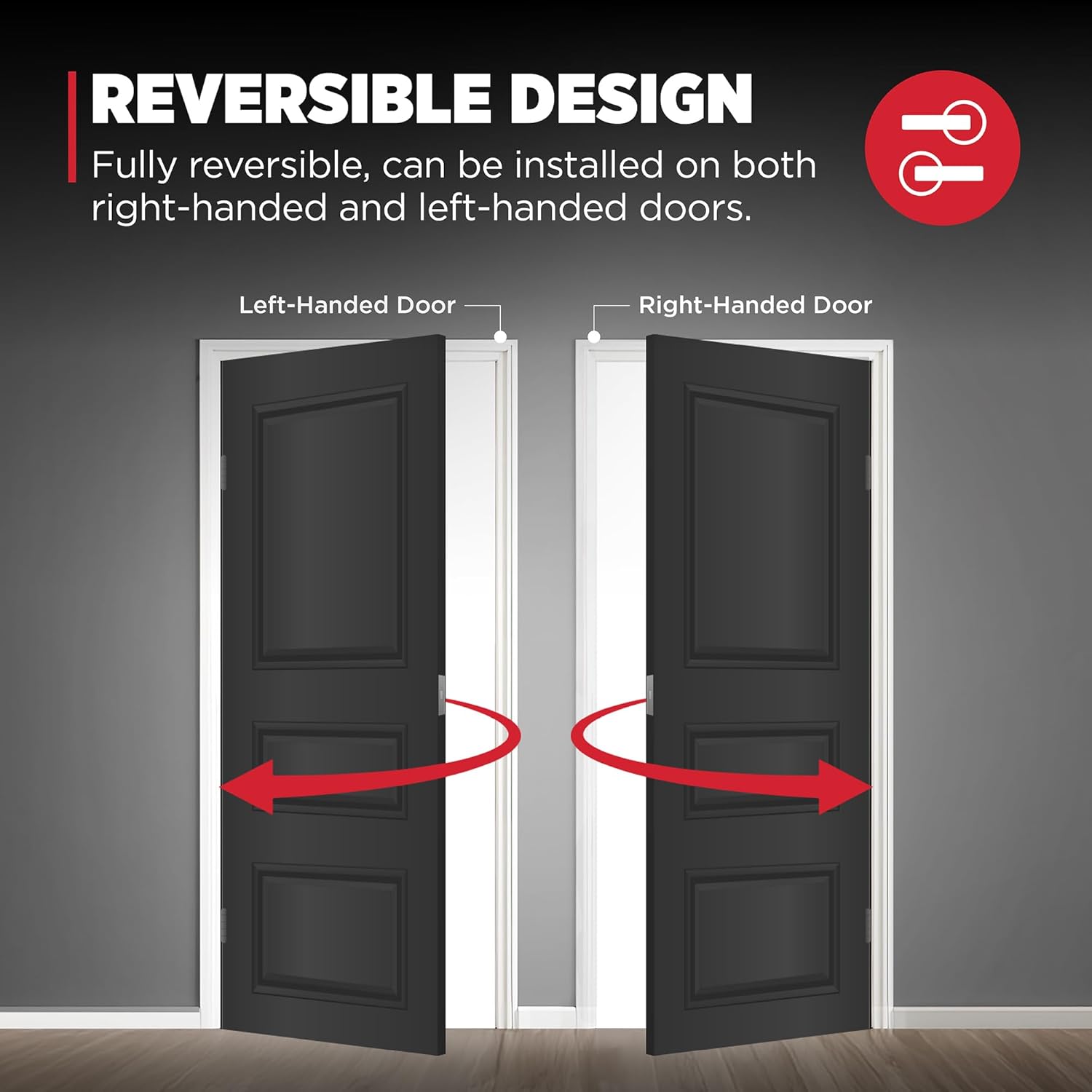 Kwikset Singapore Entry Door Handle with Lock and Key, Secure Keyed Reversible Handle Exterior, for Front Entrance and Bedrooms, Matte Black, Pick Resistant Smartkey Rekey Security, 10 Pack