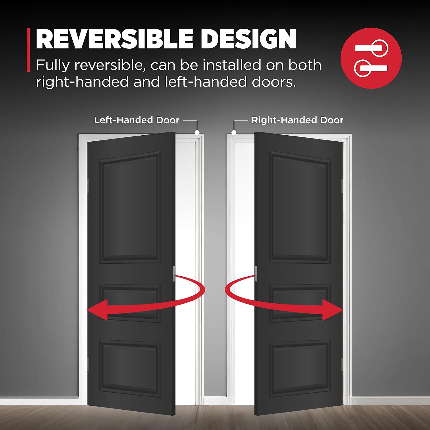 Kwikset Halifax Interior Passage Door Handle, Lever for Closet and Hallway Doors, Reversible Non-Locking Handle Lever, Matte Black, with Microban Protection, 10 Pack