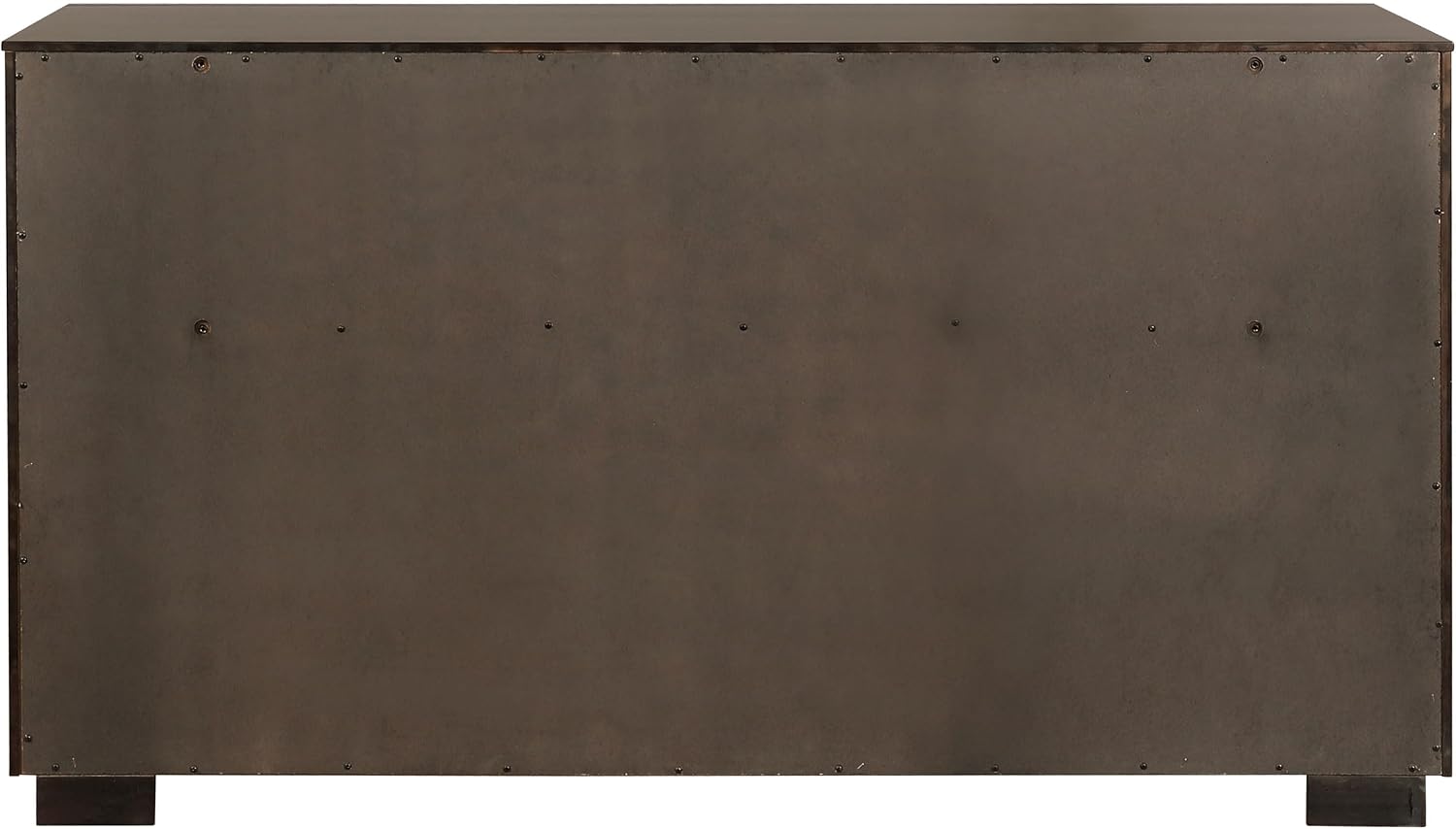 Coaster Home Furnishings - Durango - Wood - 8-Drawer Dresser with Metallic Pulls, Metal Extension Glide, and Felt-Lined Top, Contemporary Style - Smoked Peppercorn - 223263