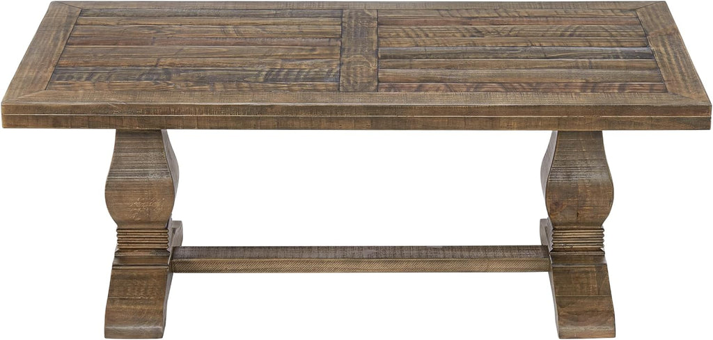 Martin Svensson Home Napa Coffee Table - Reclaimed Natural Finish - Farmhouse Style - Living Room Centerpiece