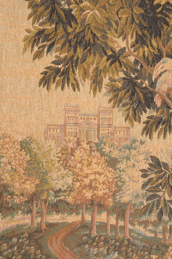 Charlotte Home Furnishings Inc. Verdure Aux Oiseaux I French Tapestry Wall Hanging 58 X 43 Inch Viscose Cotton And Polyester Blend Wall Art Perfect For Home Decor Room Decor And Wall Decor