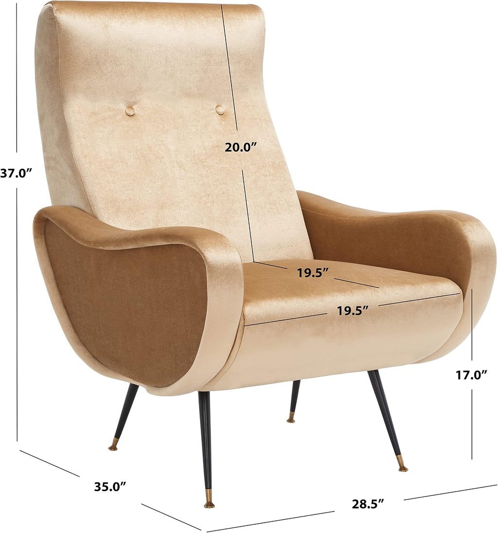 Safavieh Accent Chair, Normal, Camel