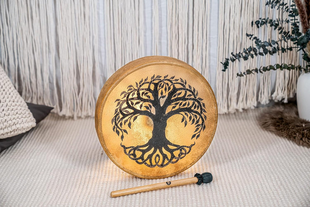Meinl Sonic Energy 15' Native American Style Hoop Shaman Drum with Mallet For Meditation, Sound Healing Therapy, ASMR, Yoga