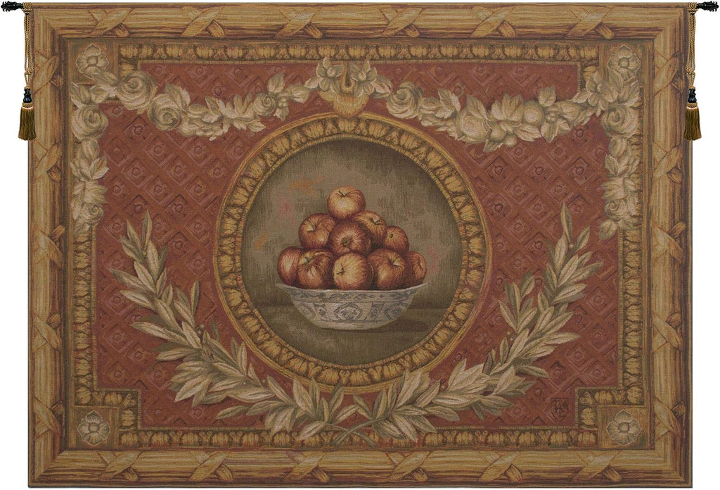 Charlotte Home Furnishings Inc. C Vase Empire French Tapestry Wall Hanging | Viscose Cotton and Polyester Blend Wall Art | 44 in. x 58 in | Home Decor Accents