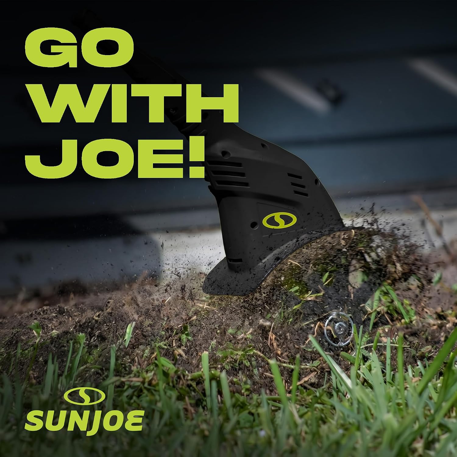 Sun Joe 24V-TLR-LTE 24-Volt Amp Cordless Garden Tiller + Cultivator, Kit (w/2.0-Ah Battery + Quick Charger)