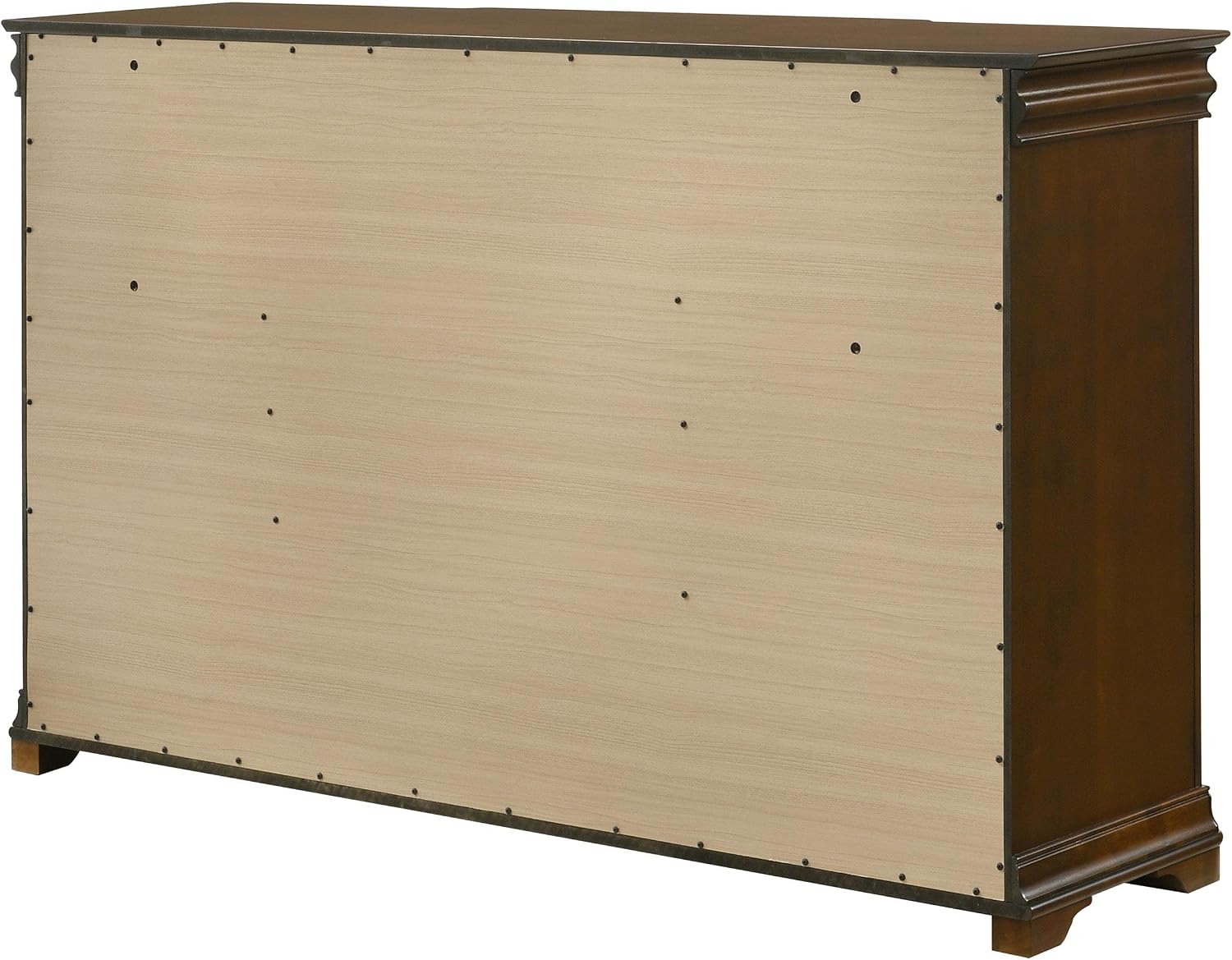 Coaster Home Furnishings - Garland - Wood - 11-Drawer Bedroom Dresser Cabinet with Two Hidden Drawers, Cedar-Lined Bottom Drawers and Traditional Style - Bedroom - Brown Cherry - 205303
