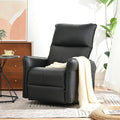 Ball & Cast Power Recliner Chair with USB and Type-c Ports,Swivel Rocker Recliner Sofa W/Padded Backrest,Infinite Position Power Lift Chair,for Living Room,Bedroom,Home Theaters,Black