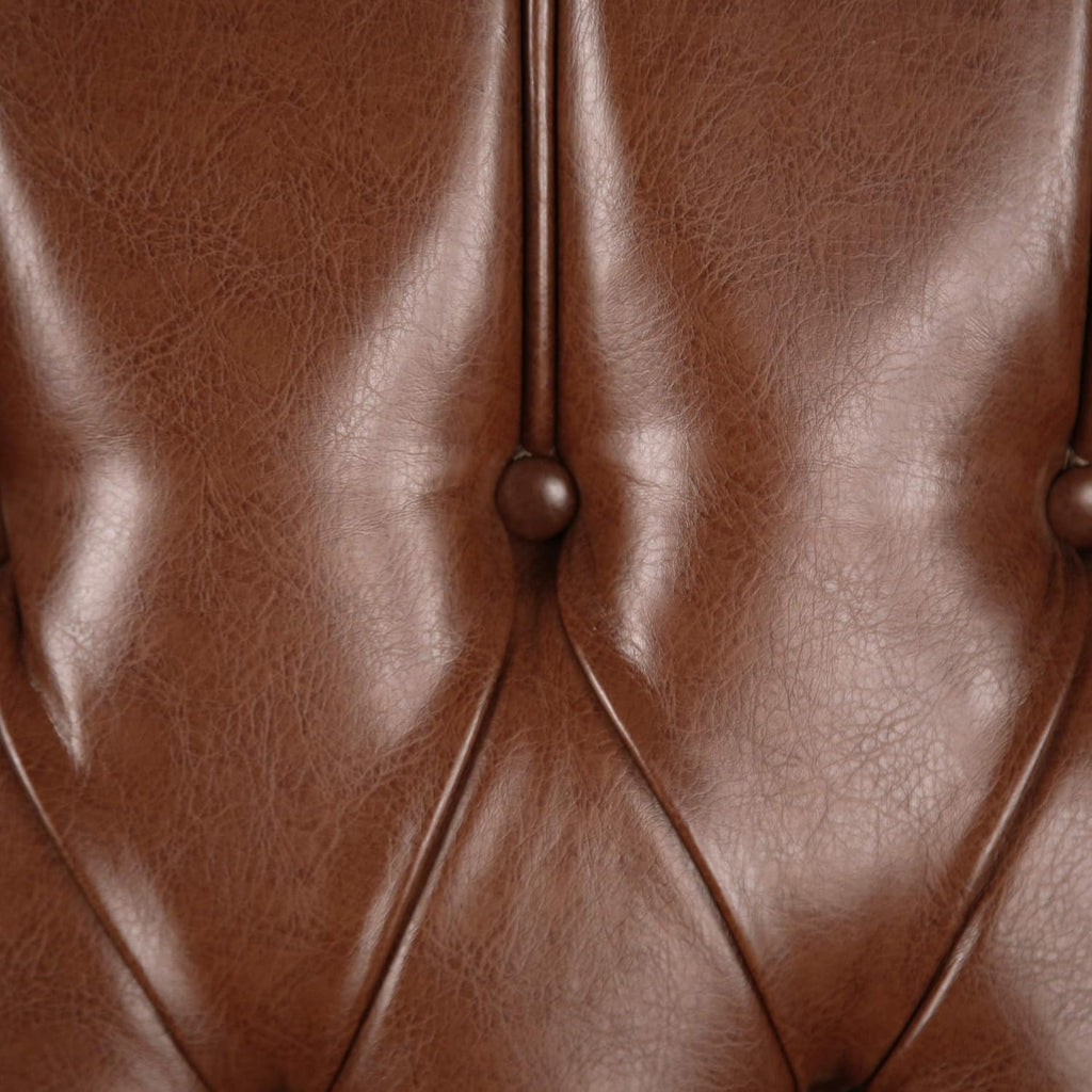 Christopher Knight Home Elaine Contemporary Tufted Recliners (Set of 2), Cognac Brown + Dark Brown