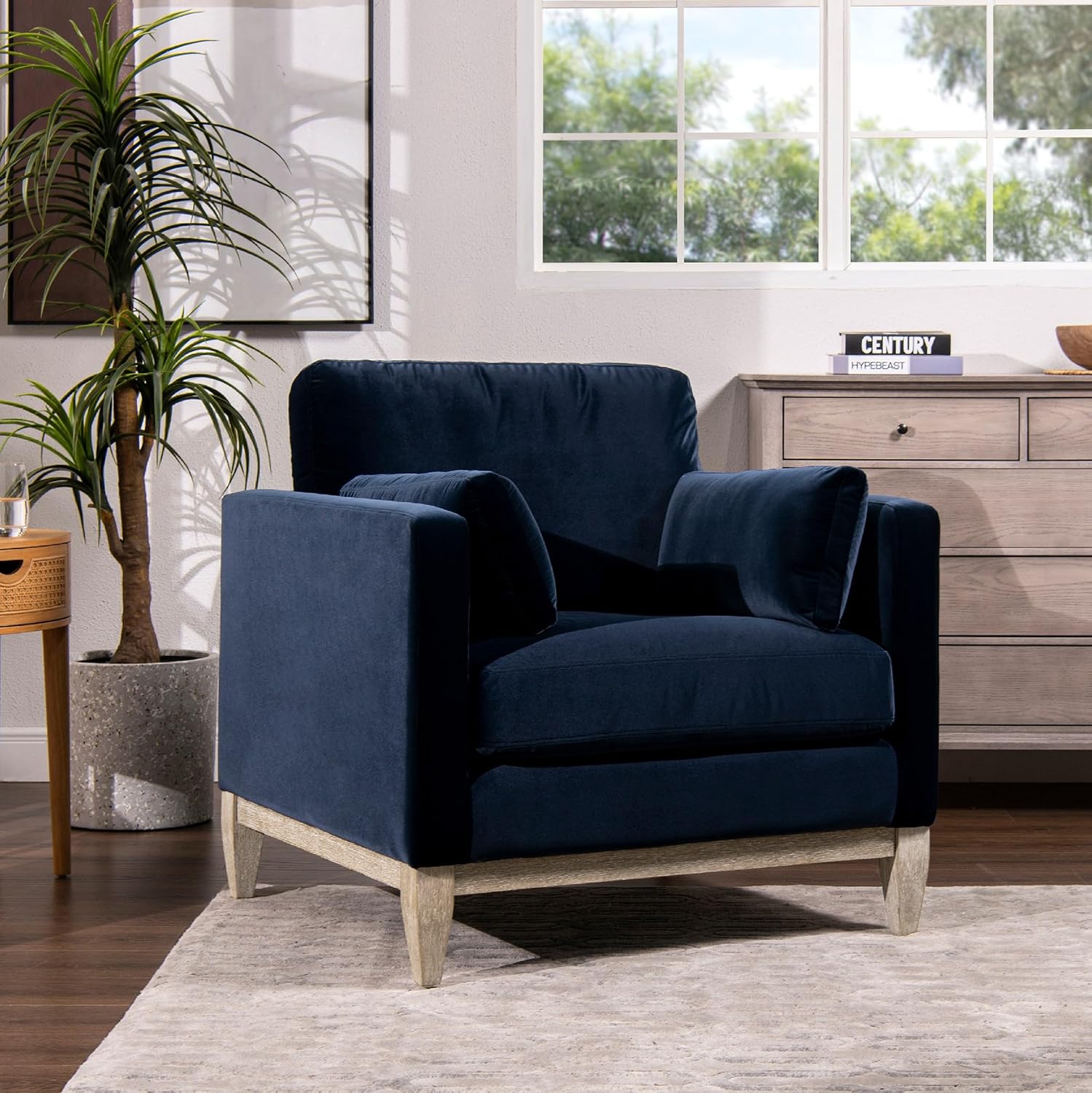 Jennifer Taylor Home Knox Modern Upholstered Comfortable Living Room Chair