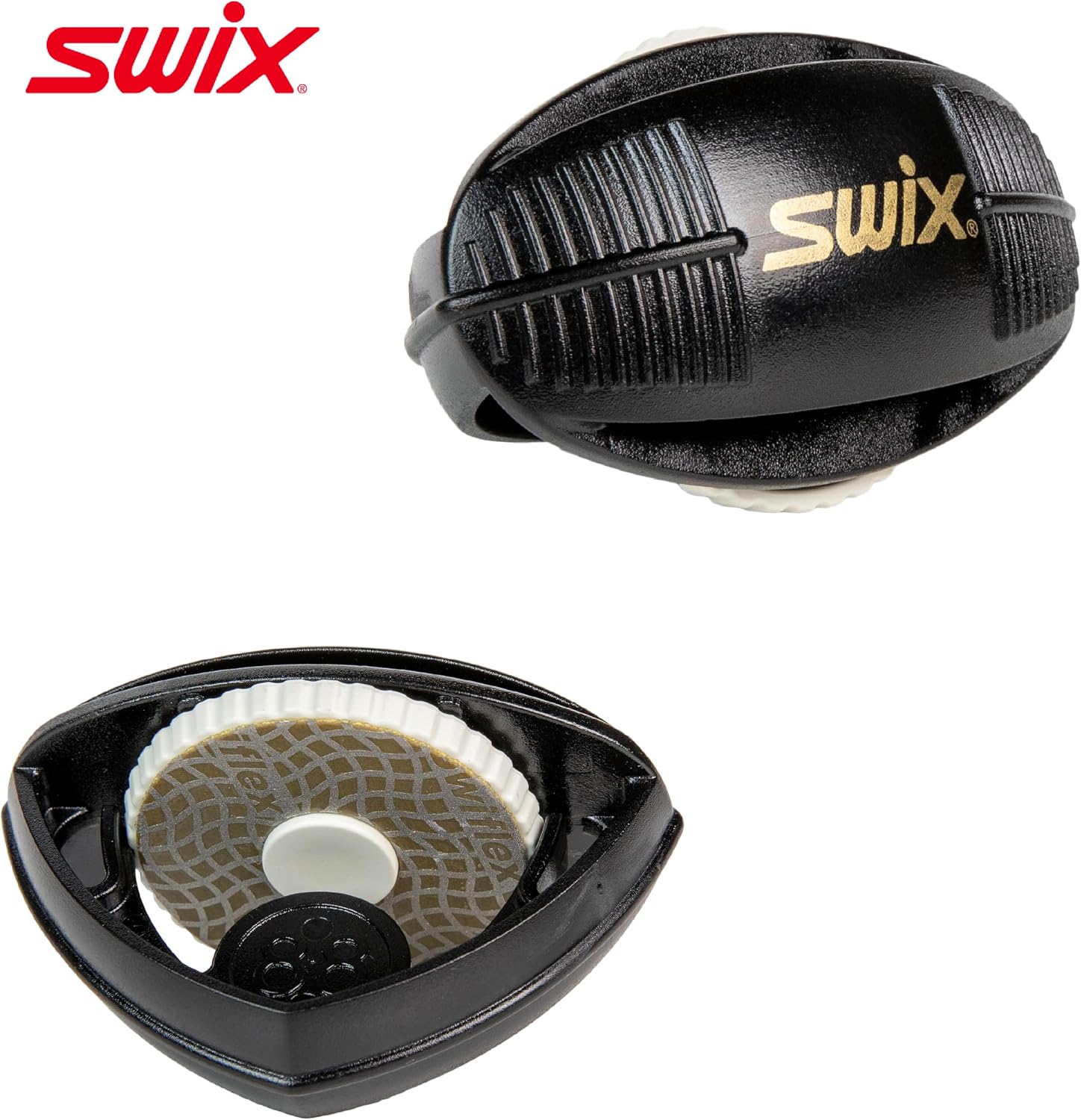 Swix Advanced Edge Tuning Kit with F4 Wax for Skis, Snowboards - Diamond Disc, Vise Set Included