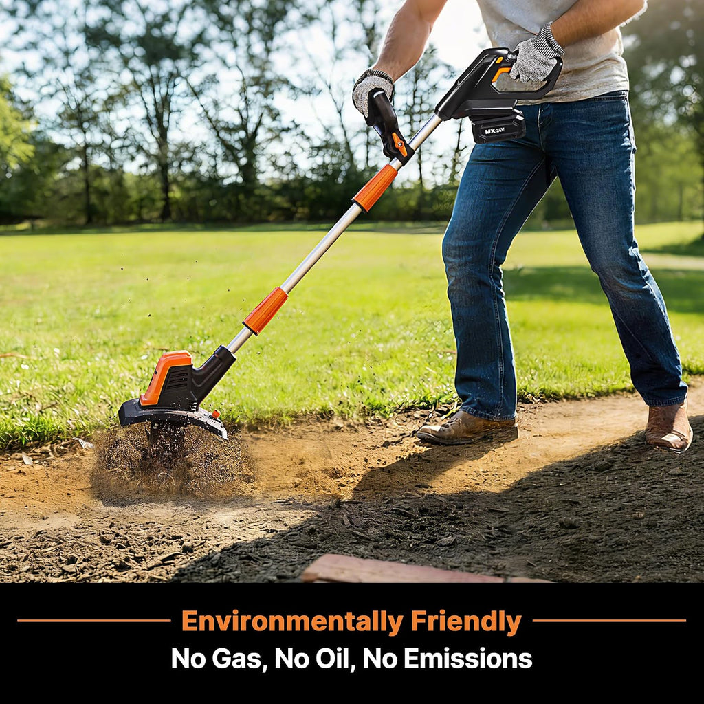 LawnMaster 24V MAX 9' Cordless Tiller – CLTE2409